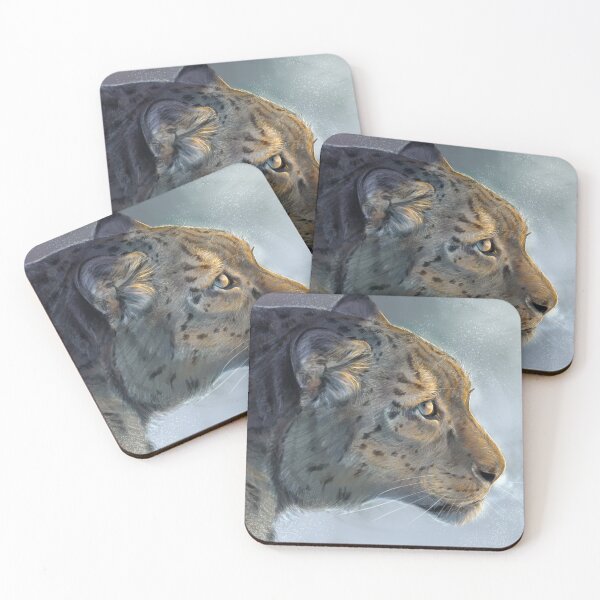 Item preview, Snow Leopard, Digital Painting designed and sold by by-bearye.
