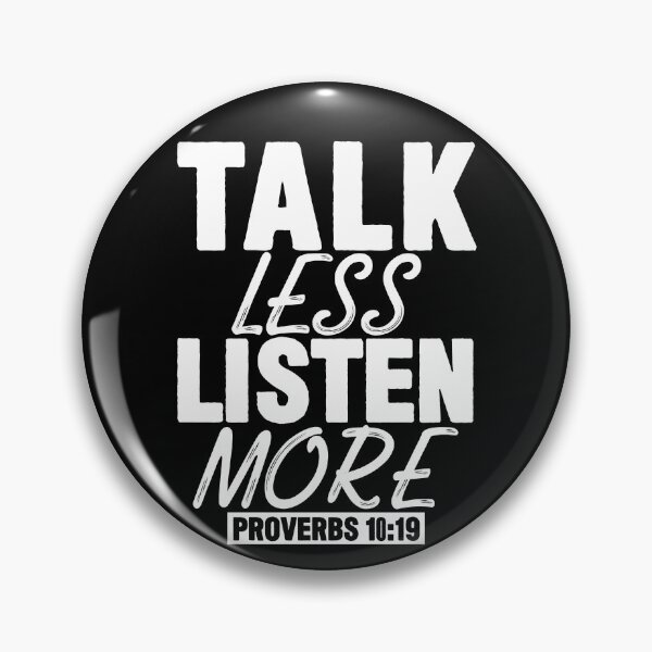 Item preview, Talk Less Listen More designed and sold by plushism.