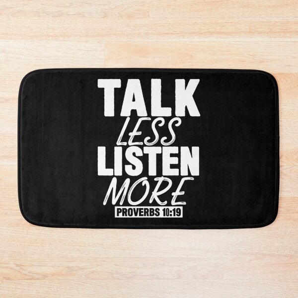 Item preview, Talk Less Listen More designed and sold by plushism.