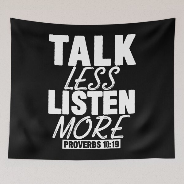 Item preview, Talk Less Listen More designed and sold by plushism.
