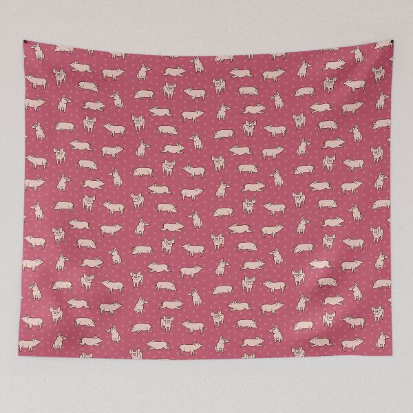 Item preview, Berry Red Pigs designed and sold by Samira Gisiger.