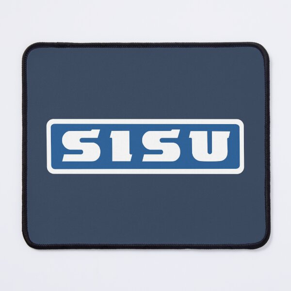 Item preview, Sinivalkoinen Retro Sisu designed and sold by knappidesign.