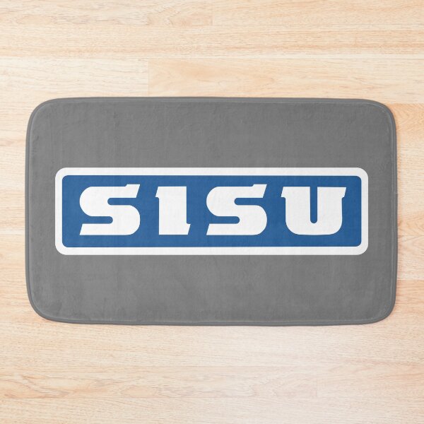 Item preview, Sinivalkoinen Retro Sisu designed and sold by knappidesign.