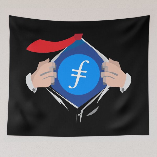 Item preview, Filecoin Crypto Superhero Image designed and sold by CryptoStyles00.