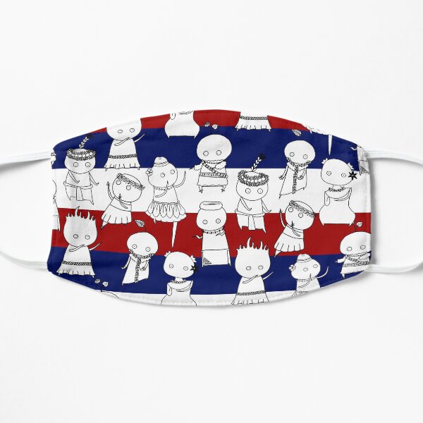 enoki mask 2 Flat Mask