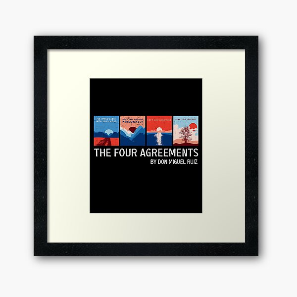 The Four Agreements by Don Miguel Ruiz Printable Poster