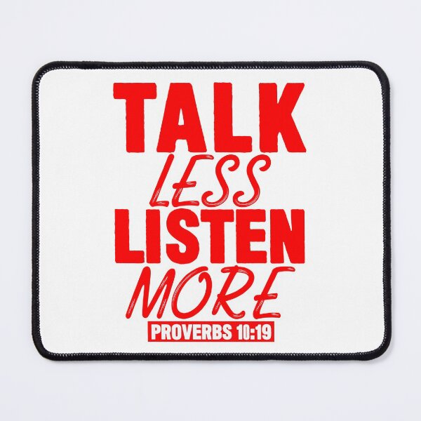 Item preview, Talk Less Listen More designed and sold by plushism.