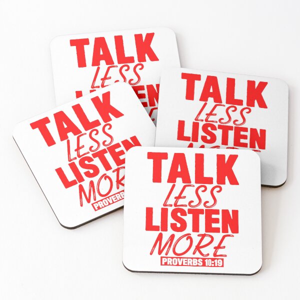 Item preview, Talk Less Listen More designed and sold by plushism.
