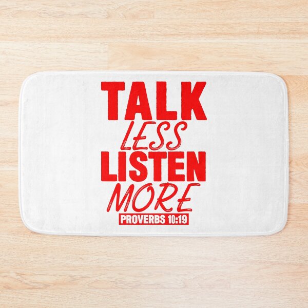 Item preview, Talk Less Listen More designed and sold by plushism.