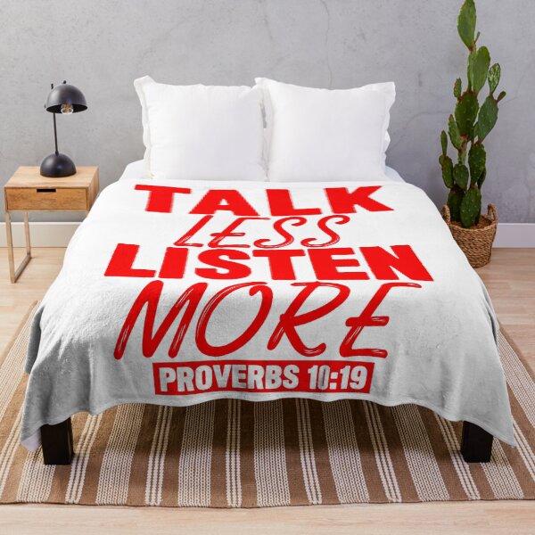 Item preview, Talk Less Listen More designed and sold by plushism.