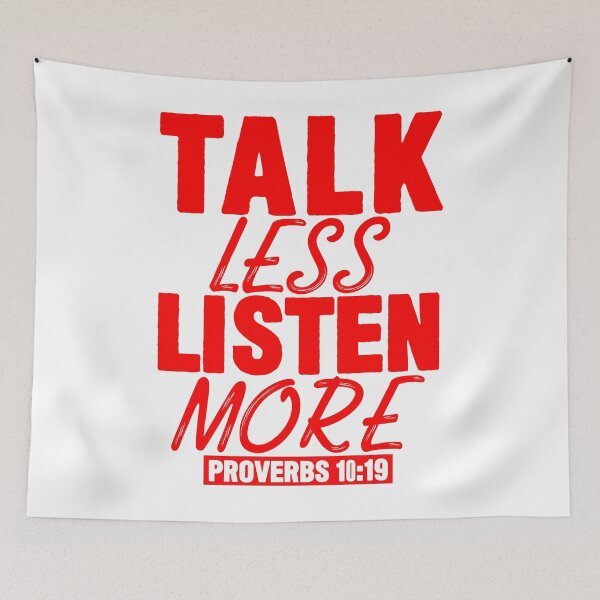 Item preview, Talk Less Listen More designed and sold by plushism.