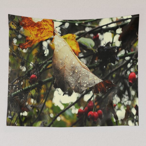 Item preview, A leaf in the morning dew ... designed and sold by Tableaux51.