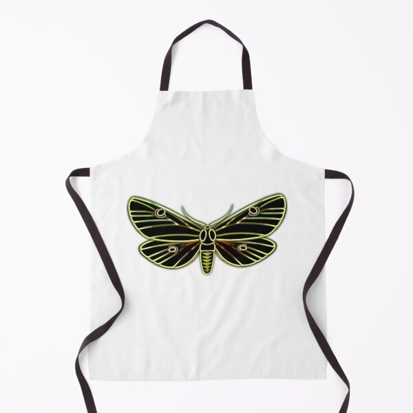 Item preview, Black and yellow night moth. designed and sold by Elonium.