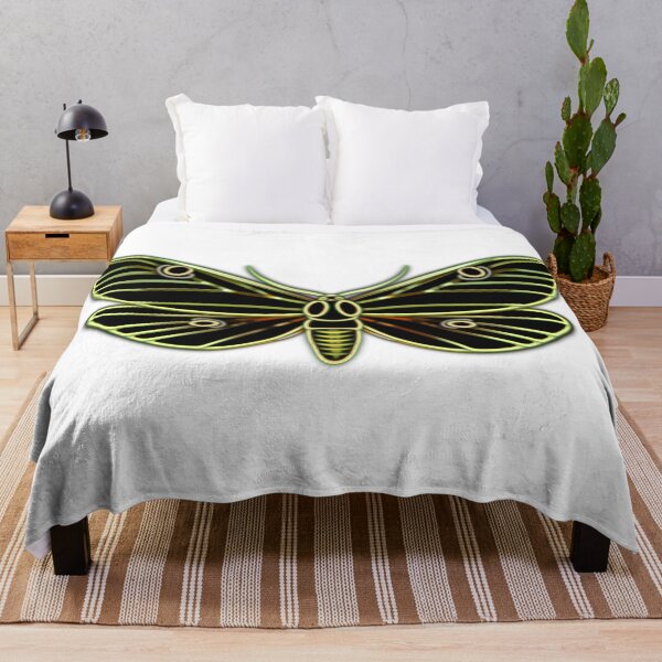 Item preview, Black and yellow night moth. designed and sold by Elonium.