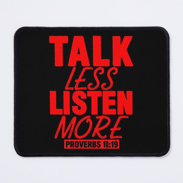 Item preview, Talk Less Listen More designed and sold by plushism.