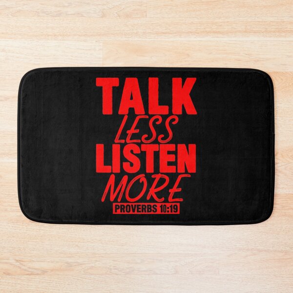 Item preview, Talk Less Listen More designed and sold by plushism.