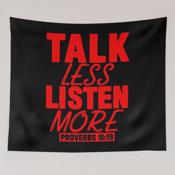 Item preview, Talk Less Listen More designed and sold by plushism.