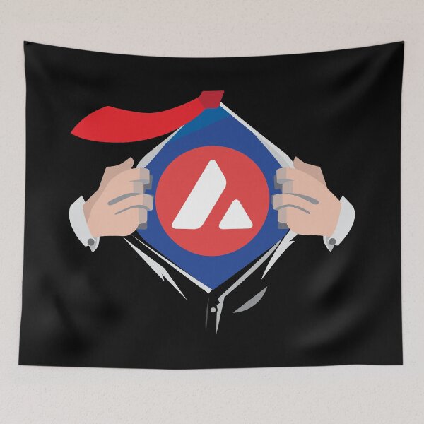 Item preview, Avalanche Crypto Superhero Image designed and sold by CryptoStyles00.