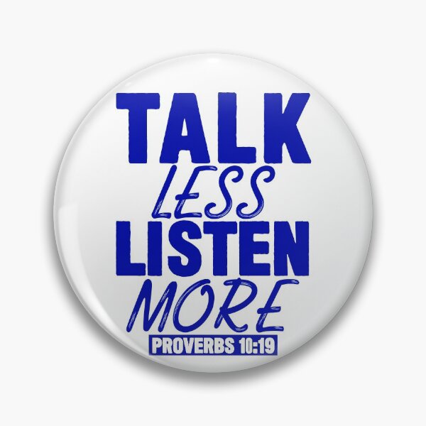 Item preview, Talk Less Listen More designed and sold by plushism.