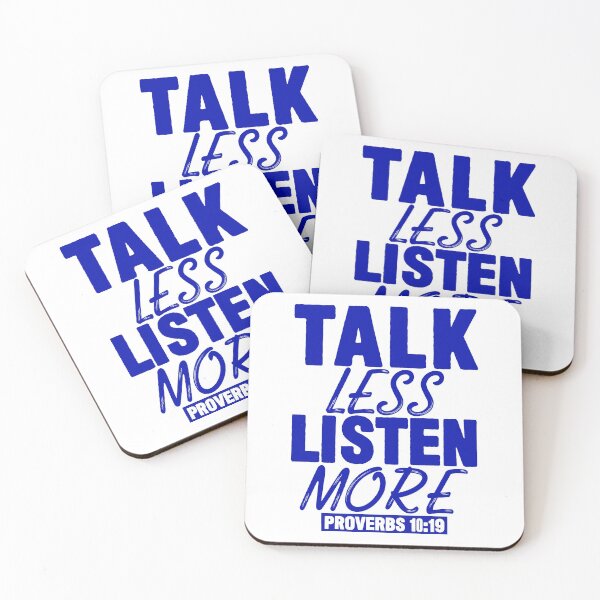 Item preview, Talk Less Listen More designed and sold by plushism.