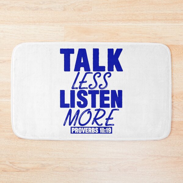 Item preview, Talk Less Listen More designed and sold by plushism.