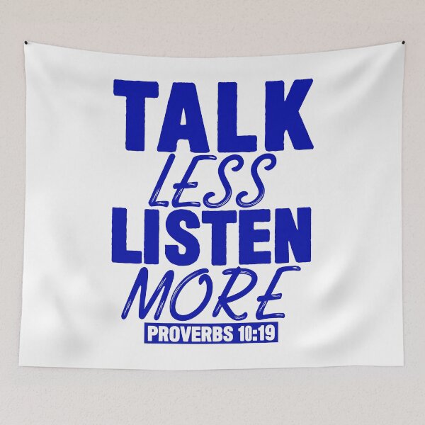 Item preview, Talk Less Listen More designed and sold by plushism.