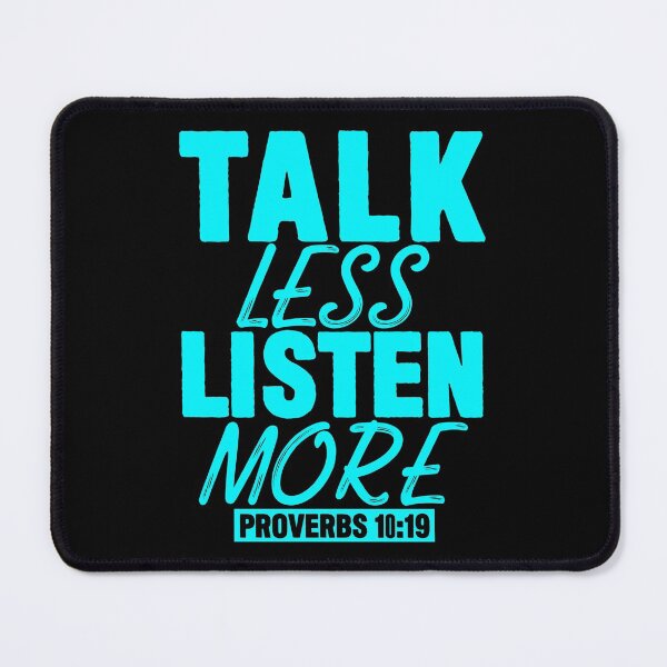 Item preview, Talk Less Listen More designed and sold by plushism.