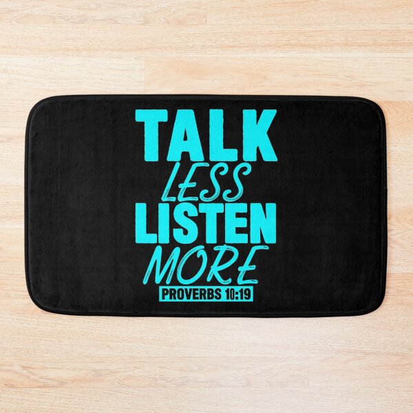 Item preview, Talk Less Listen More designed and sold by plushism.
