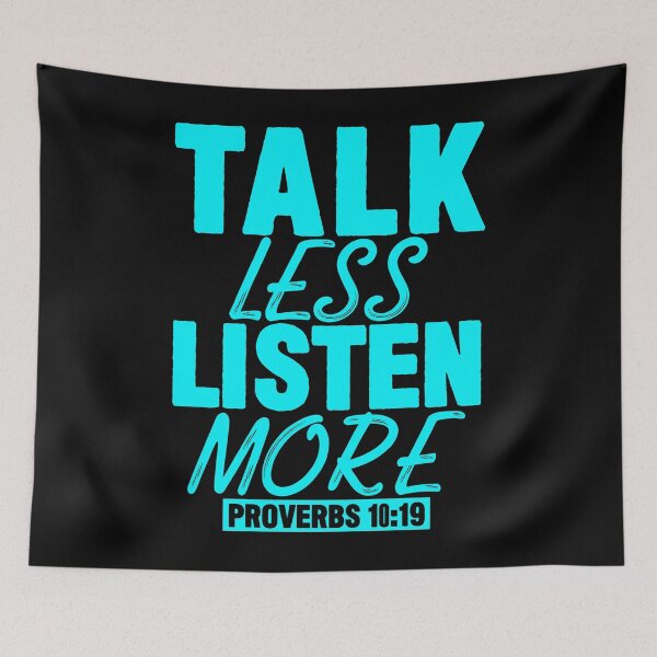 Item preview, Talk Less Listen More designed and sold by plushism.