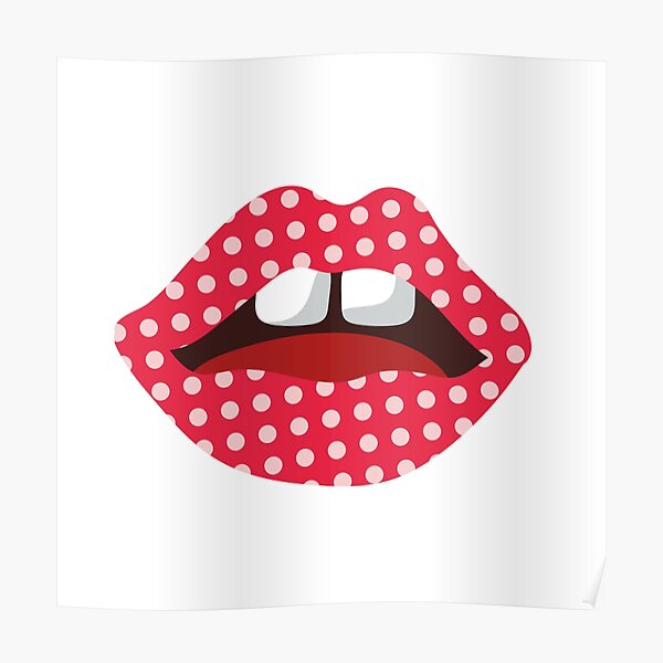 Lips Png Posters for Sale