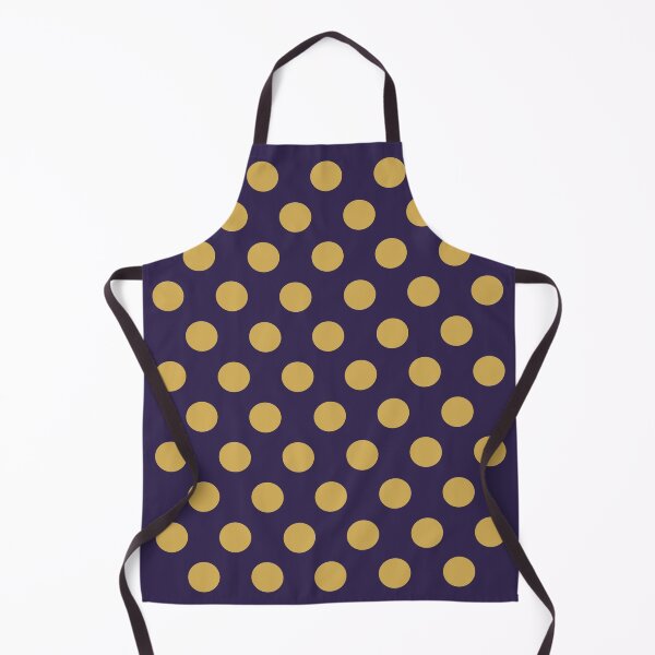 Item preview, Medium GOLD and NAVY BLUE POLKA DOTS designed and sold by RachelMacht.
