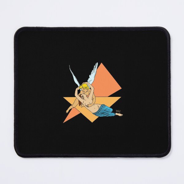 Item preview, Amore e Psiche by Canova- Graphic design black&orange&yellow designed and sold by WSCollection.