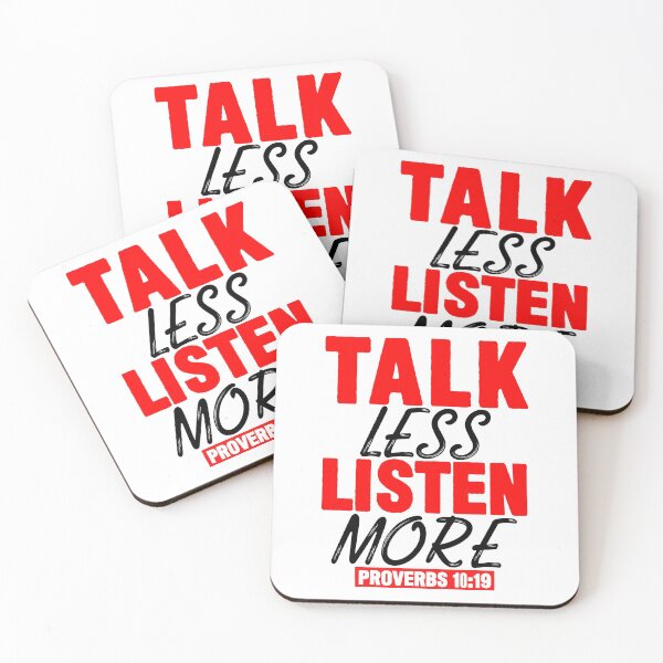 Item preview, Talk Less Listen More designed and sold by plushism.