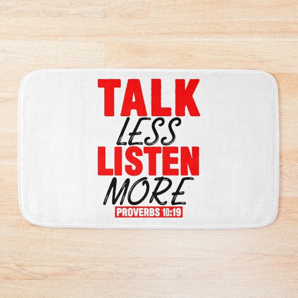 Item preview, Talk Less Listen More designed and sold by plushism.