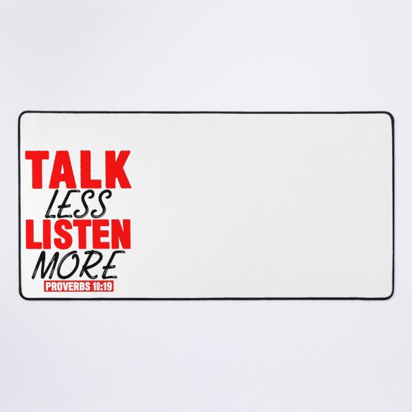 Item preview, Talk Less Listen More designed and sold by plushism.