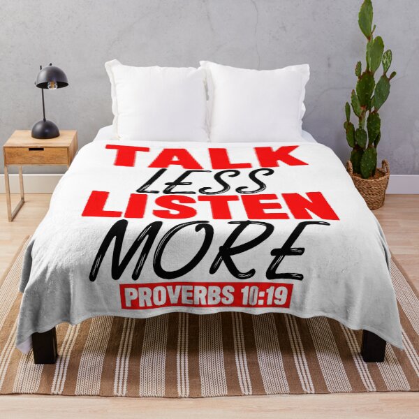 Item preview, Talk Less Listen More designed and sold by plushism.