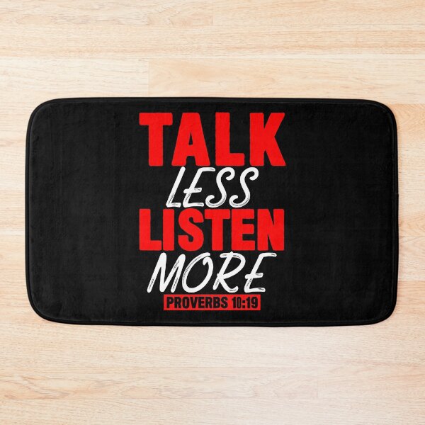 Item preview, Talk Less Listen More designed and sold by plushism.