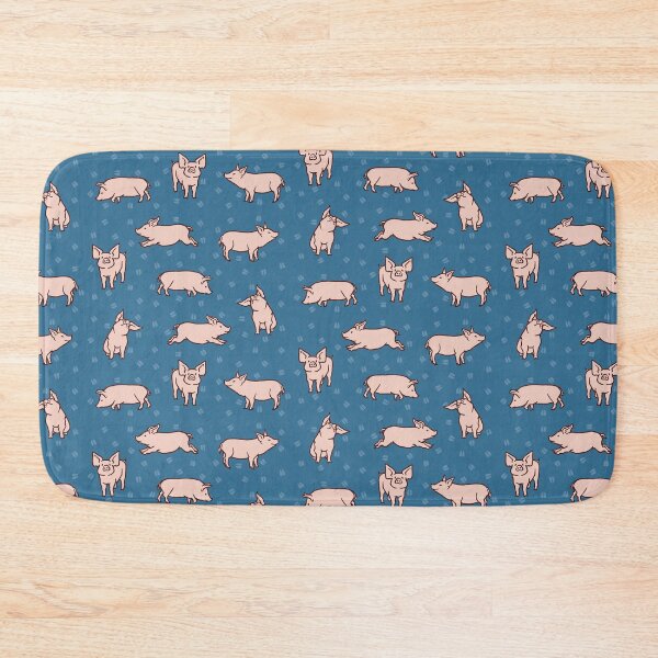 Item preview, Prussian Blue Pigs designed and sold by Samira Gisiger.