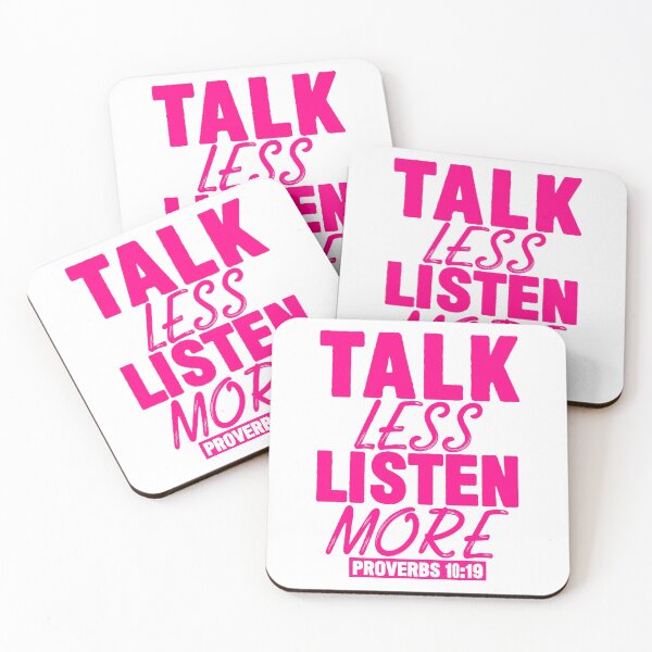 Item preview, Talk Less Listen More designed and sold by plushism.