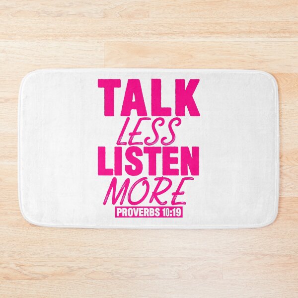 Item preview, Talk Less Listen More designed and sold by plushism.