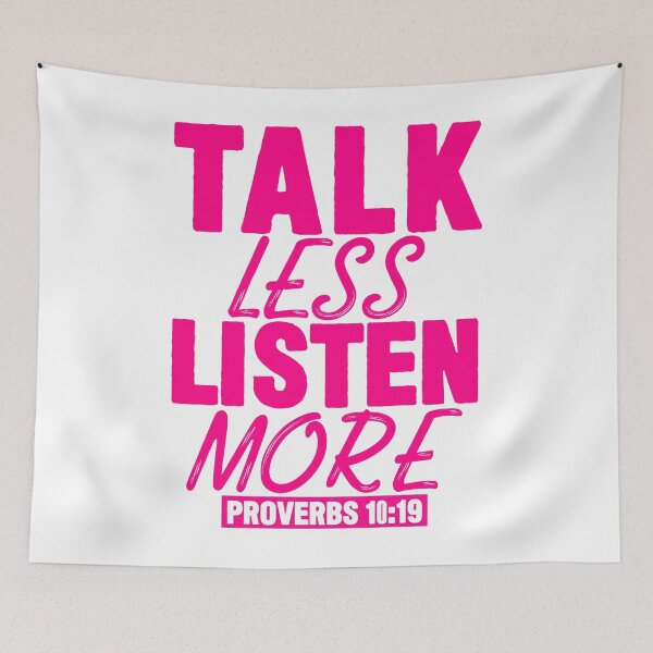 Item preview, Talk Less Listen More designed and sold by plushism.