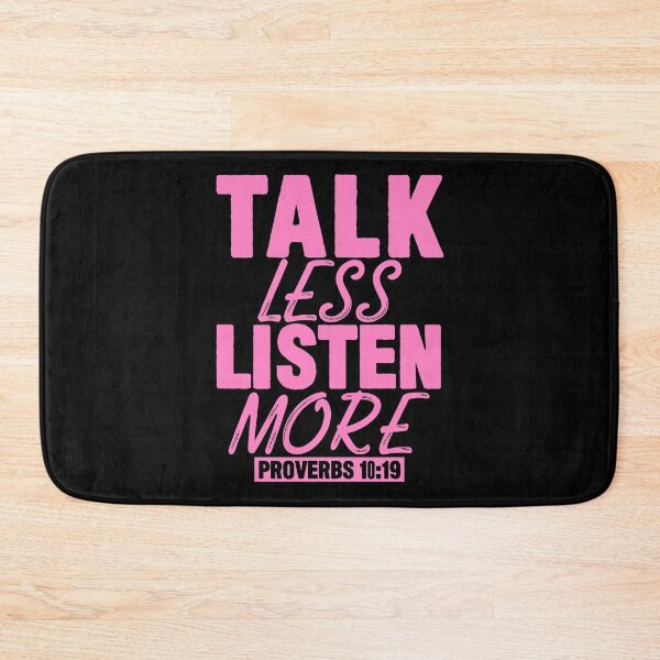 Item preview, Talk Less Listen More designed and sold by plushism.