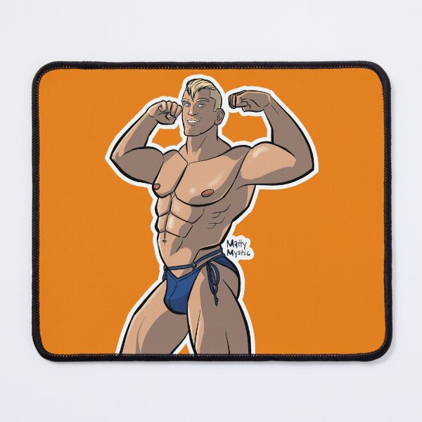 Item preview, Random Buff Guy in Underwear designed and sold by SpellYouLater.