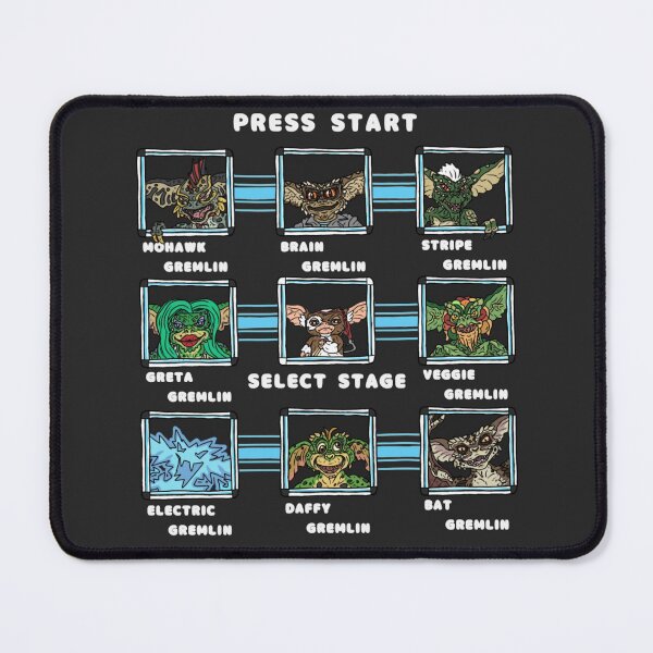 Item preview, Gremlins Video Game; Megaman inspired, Gizmo stage select screen designed and sold by LoganMDesigns.