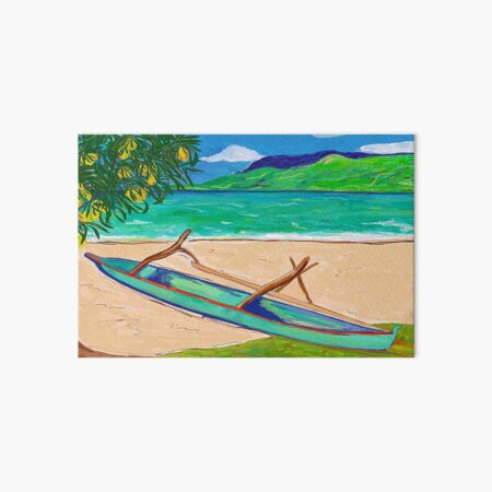 Tahiti Outrigger Art Board Print