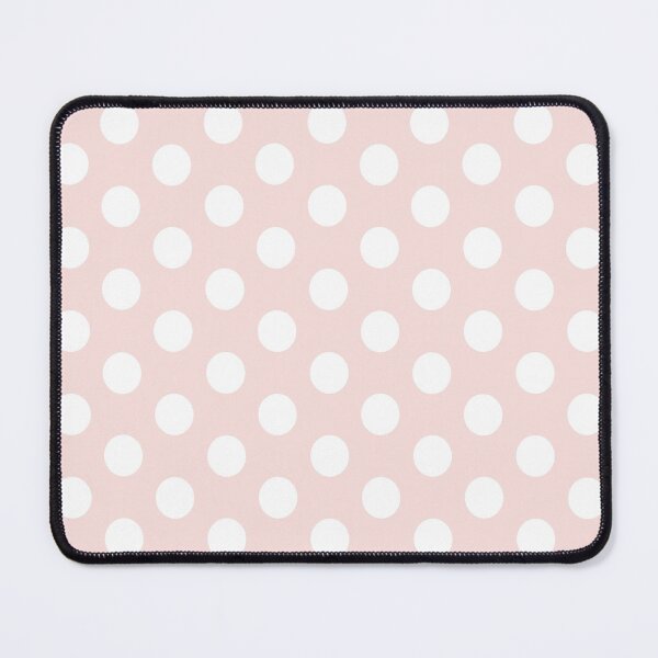 Item preview, Medium WHITE and PALE PINK POLKA DOTS  designed and sold by RachelMacht.