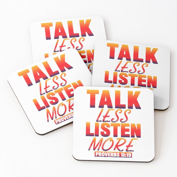 Item preview, Talk Less Listen More designed and sold by plushism.