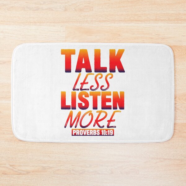 Item preview, Talk Less Listen More designed and sold by plushism.