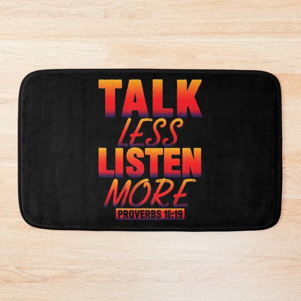 Item preview, Talk Less Listen More designed and sold by plushism.