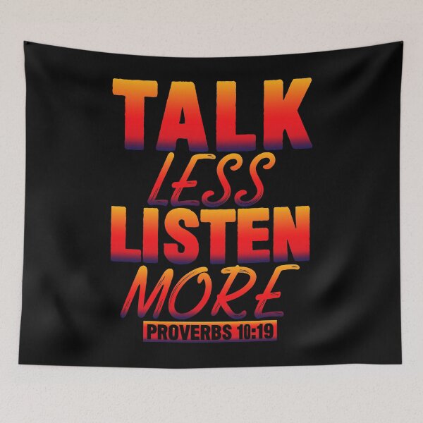 Item preview, Talk Less Listen More designed and sold by plushism.